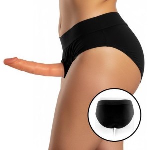 Cinta Peniana Formato de Cueca Com Pênis Preta - 9394