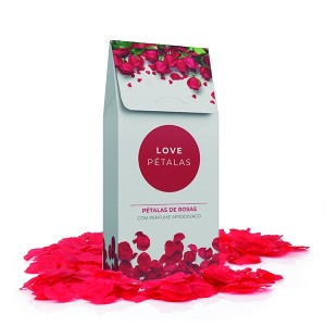 Love Pétalas Rosa Vermelha Perfumada - AS049