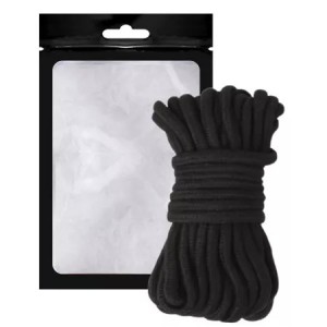 Corda Amarra Erótica 10 Metros Bondage Rope SI Preta - 8140 
