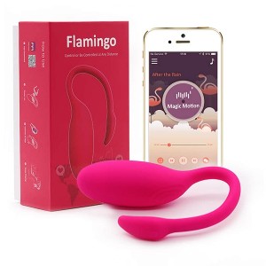 Estimulador Vibrador Flamingo Recarregável Controlado por Aplicativo - Magic Motion - MM004