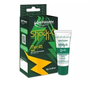 Excitante Unissex Shock-G Bisnaga 8g Menta - ST734