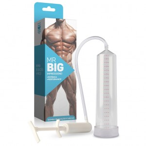 Mr Big Desenvolvedor Bomba Peniana com Seringa Transparente - LB001