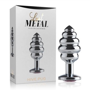 Plug anal Lust Metal - Plug Hive Pug Silver - LM04