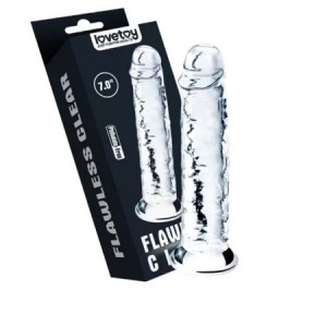 Prótese 17x11cm Com Ventosa Translúcido - PE095