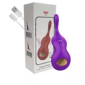 Vibrador de Calcinha Via APP Déli Roxo - 8287