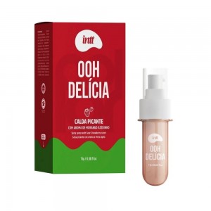 Gel Beijável Ooh Delícia Intt 11g Morango Azedinho - ST882M
