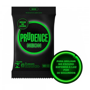 Preservativo Prudence Neon - Brilha no escuro - PRU04