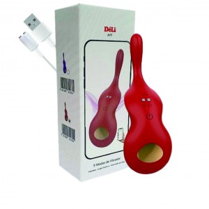 Vibrador de Calcinha Via APP Déli Vermelho - 8287