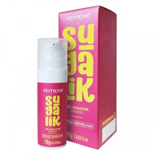 Gel Sugalik Sugador Líquido 15g Frutas Vermelhas - ST952