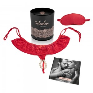 Kit Calcinha Tailandesa Vermelha - KA088V