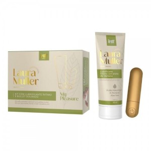 Kit My Pleasure By Laura Muller com Lubrificante e Bullet Vibrador Estimulador Intt - IM0400