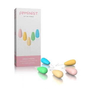 Kit para Pompoarismo Feminist com 5 Cones - PC065