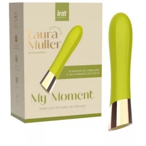 Vibrador Estimulador Bullet Laura Muller My Moment Verde - IM0468